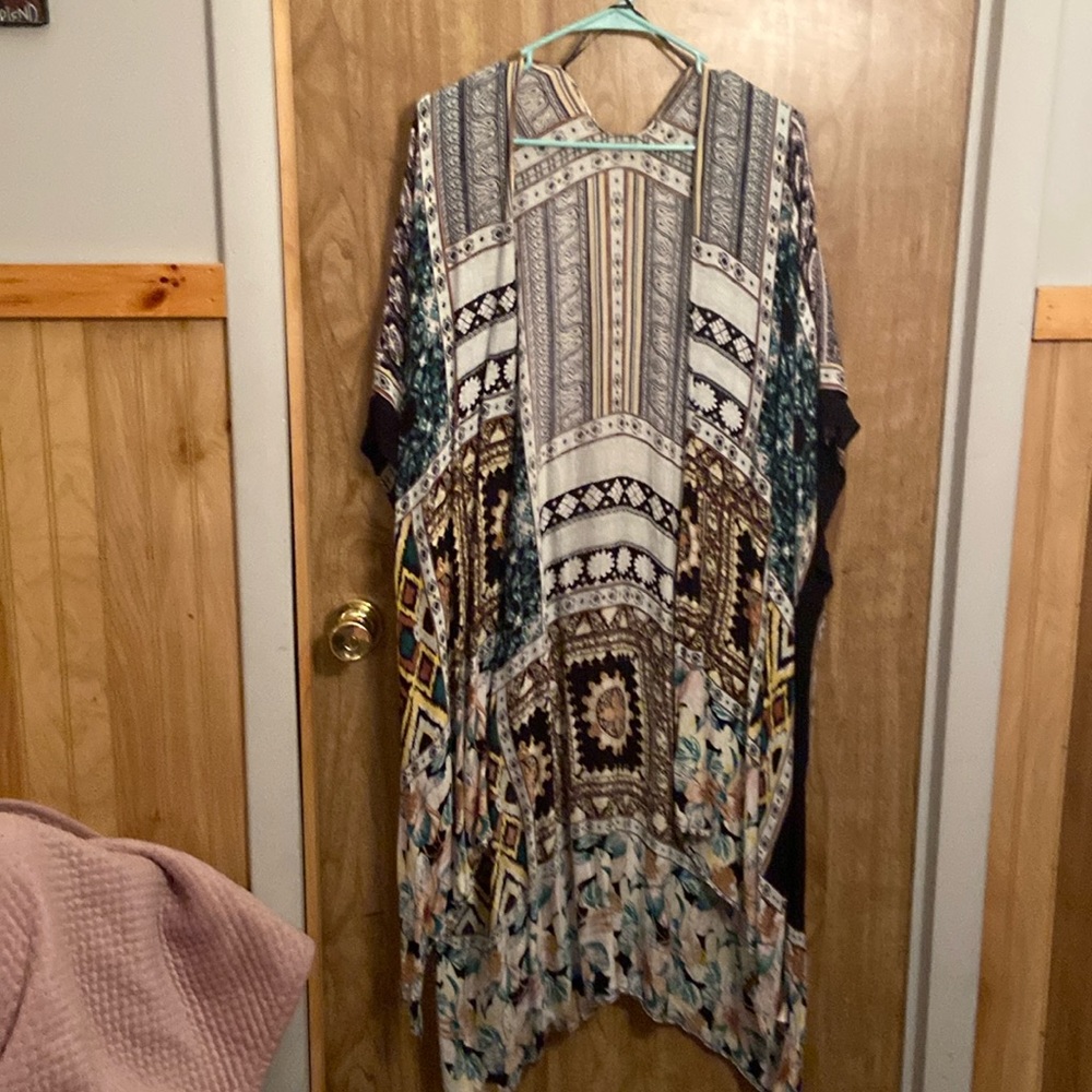 Open front cover up/lightwear